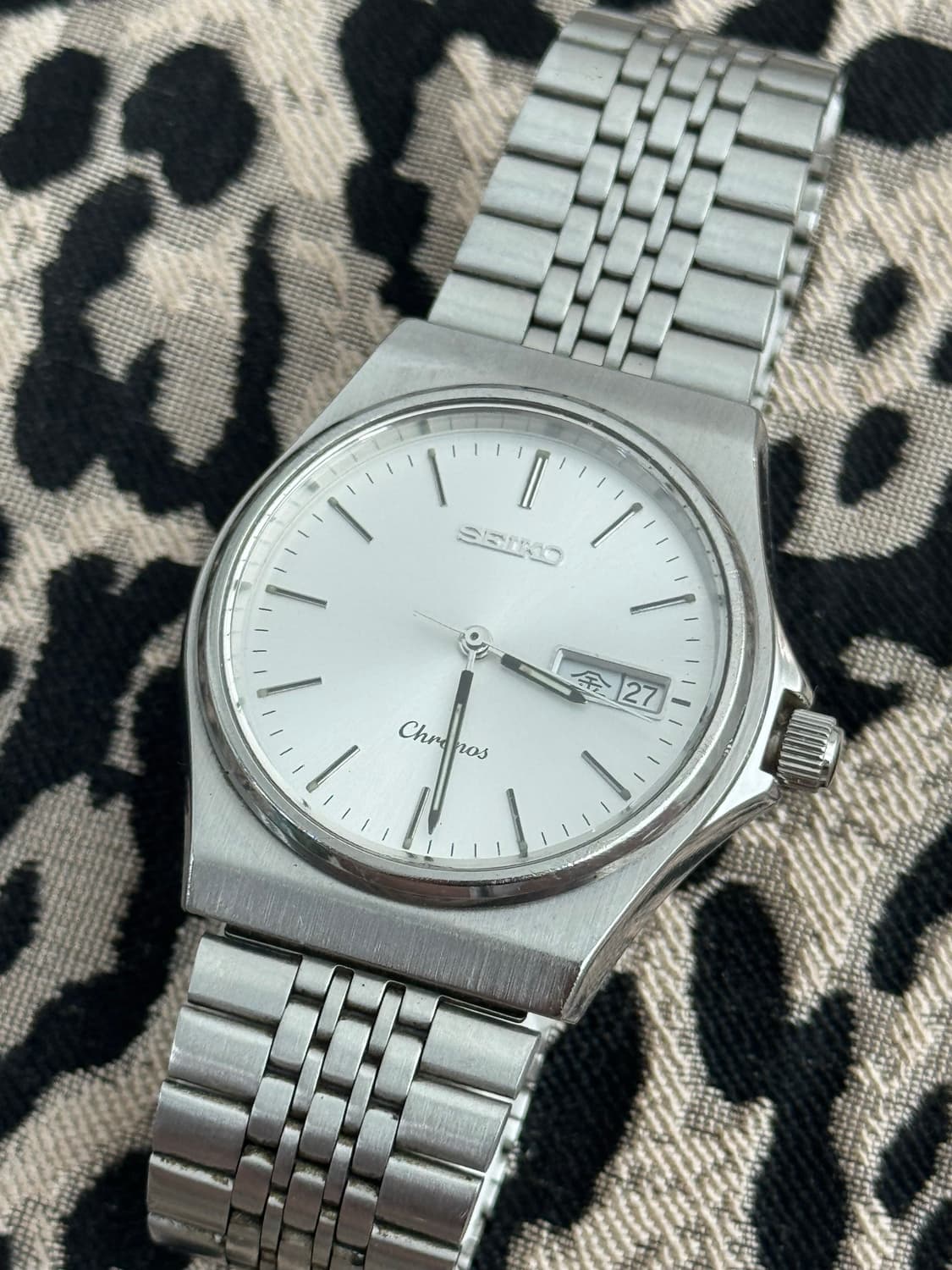 80s 빈티지 세이코 크로노스 쿼츠 상품이미지2
