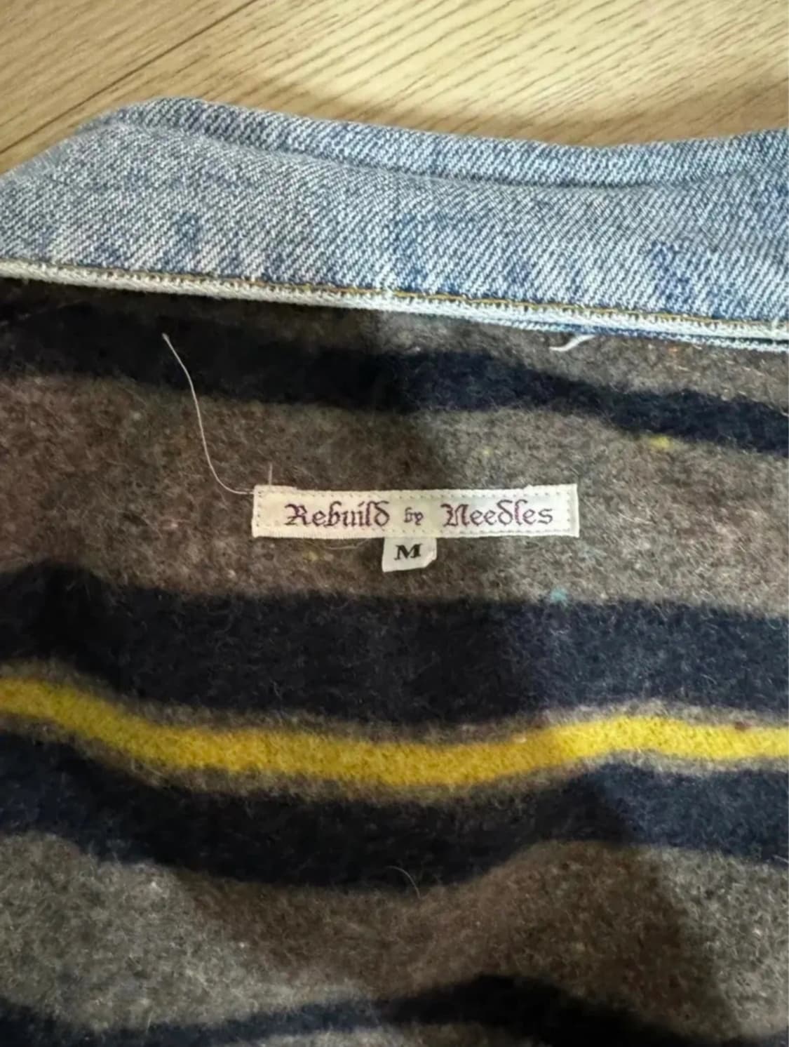 [M]리빌드바이니들스 리버시블 청자켓 상품이미지5