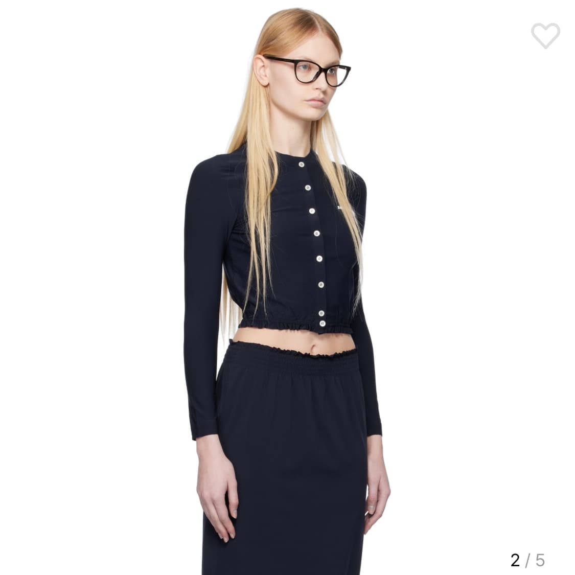 슈슈통 네이비 엘라스틱 피트 가디건 uk8 상품이미지2