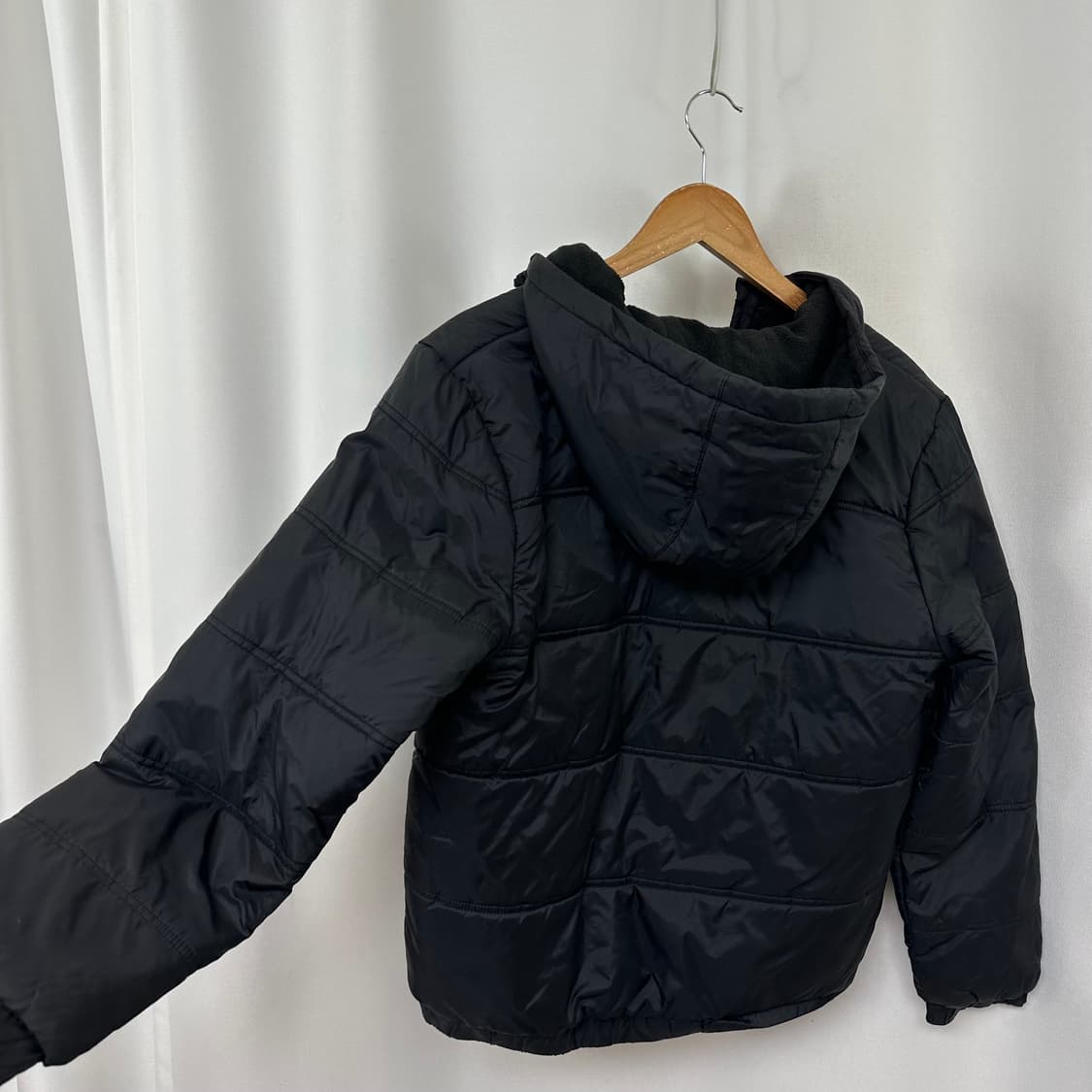 조던 여자 기모 후드패딩 검정 XL 상품이미지6