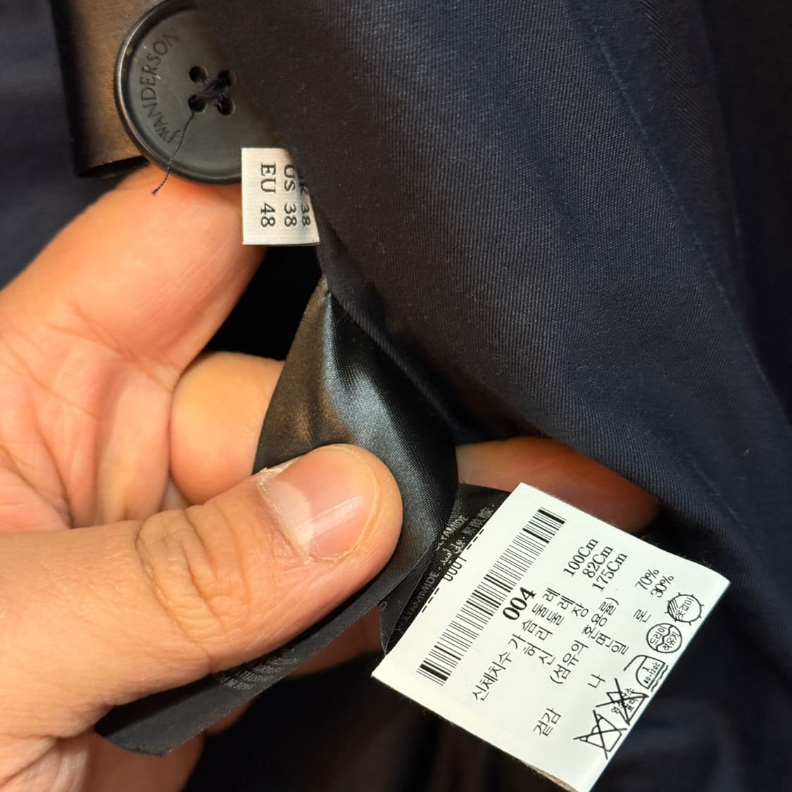 18시즌 JW 앤더슨 마린 패디드 트렌치 코트 상품이미지8