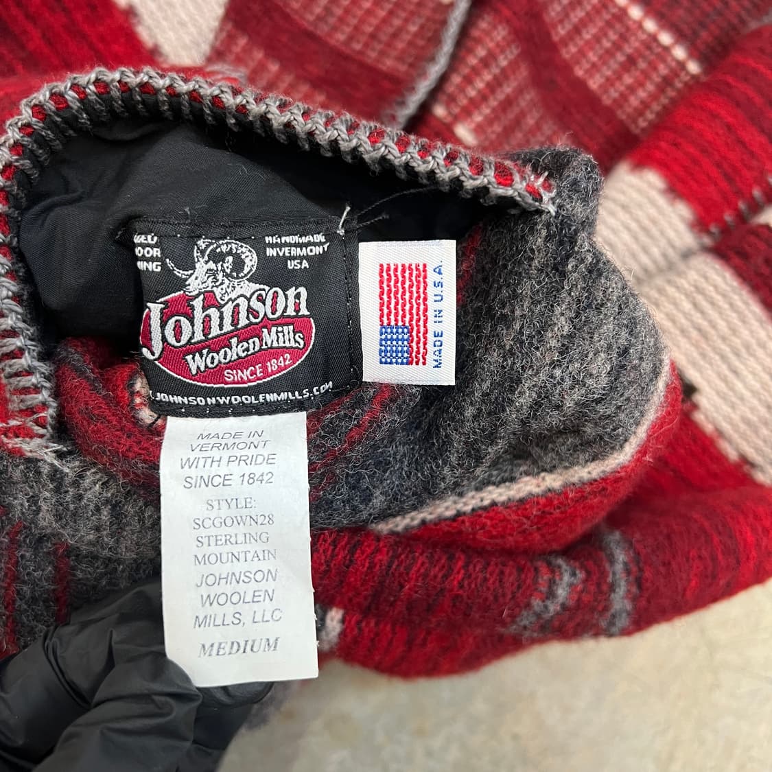 Johnson woolen mills 아즈텍 코트 상품이미지6