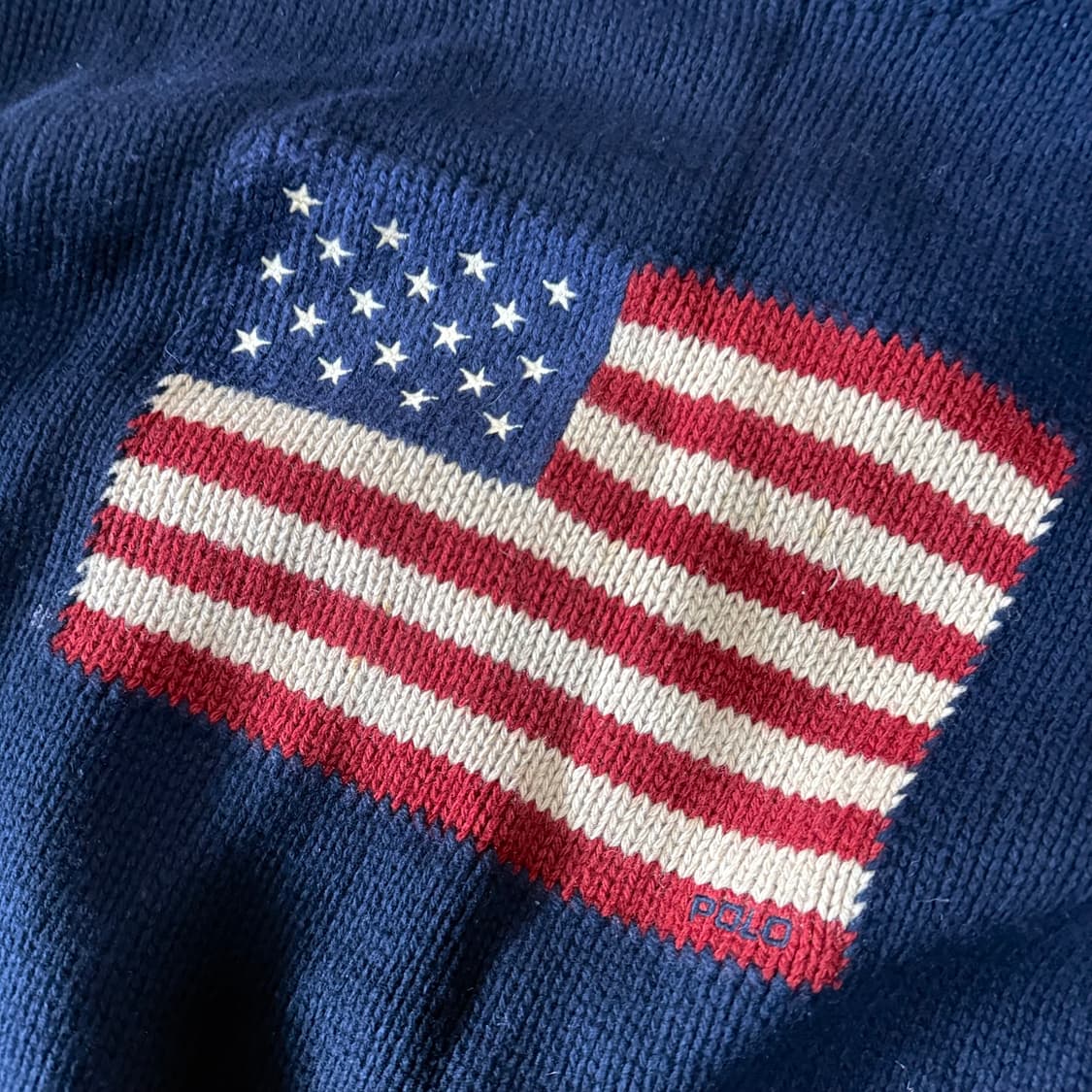 90‘s 폴로 랄프로렌 아이코닉 플래그 스웨터 105 상품이미지3