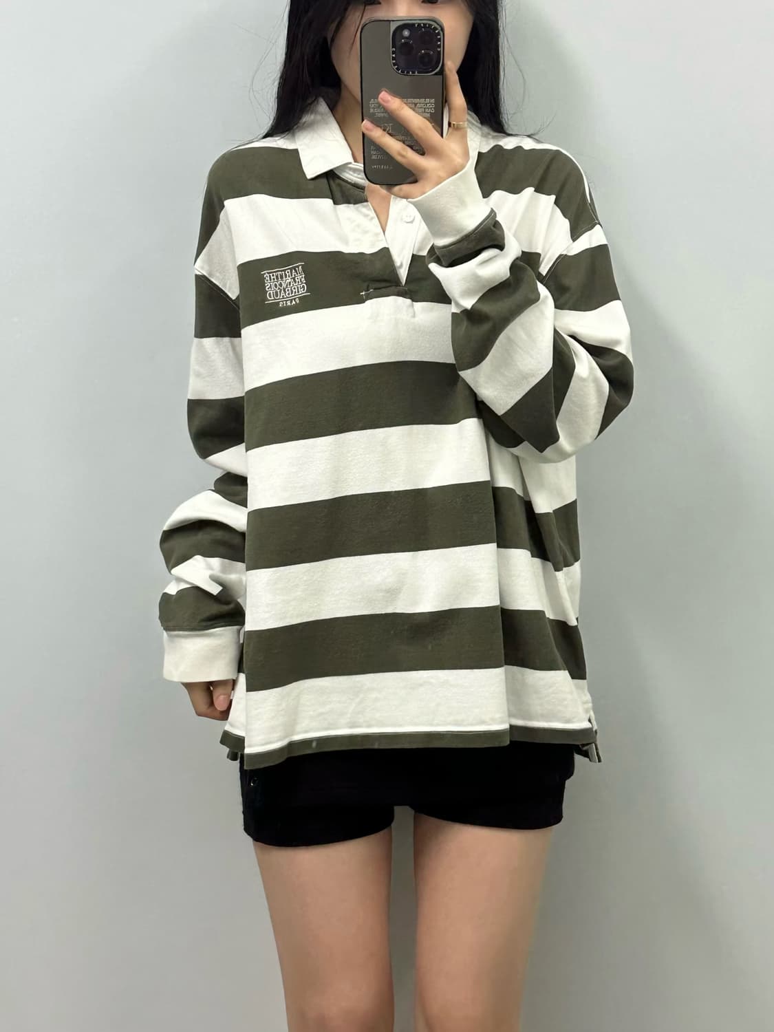 마리떼프랑소와저버 단가라 럭비 티셔츠 상품이미지1