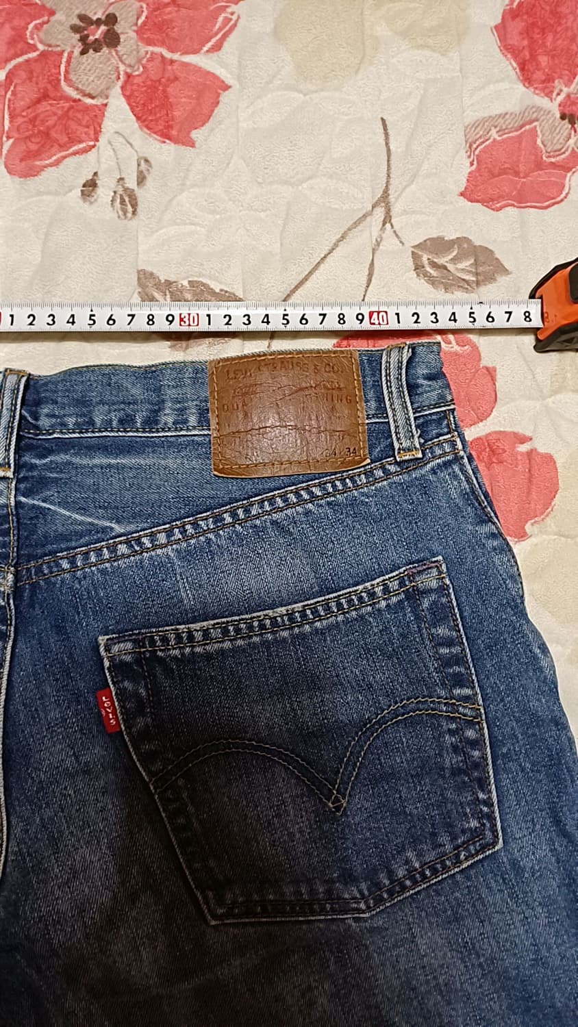 리바이스 502 빈티지청바지 실측33인치 기장104 상품이미지8