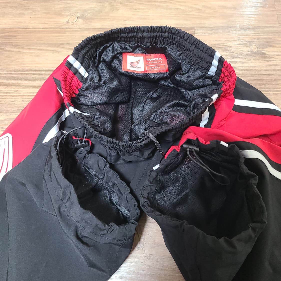 (새제품급) 혼다 레이싱 블랙 나일론 메쉬 트랙팬츠 츄리닝 바지 상품이미지7
