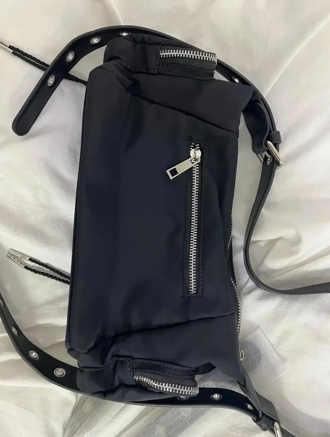 블랙퍼플 글로우 코르셋 백 Glow Corset Bag 블랙 상품이미지5