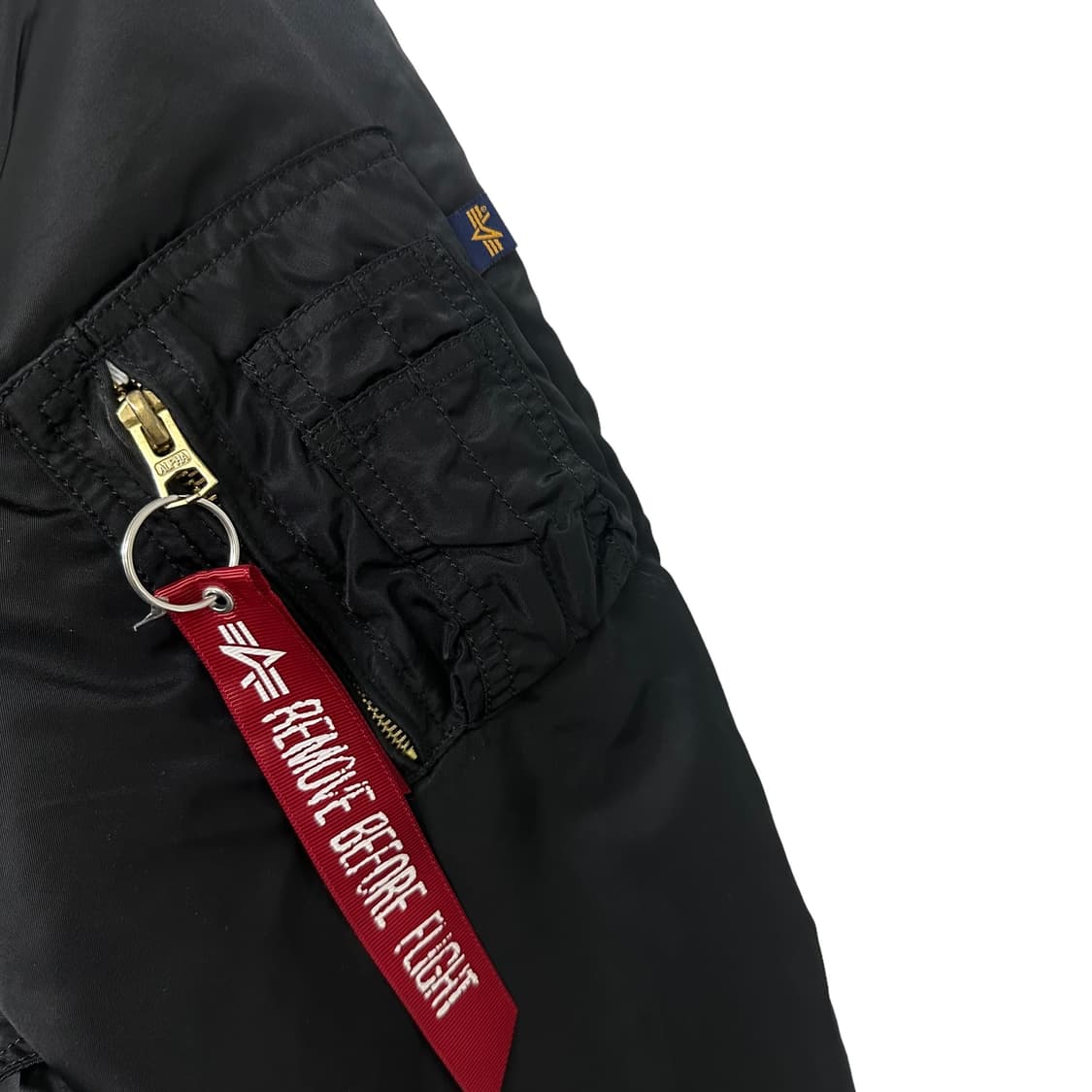 알파인더스트리 스톰 크루즈 ma-1 봄버 자켓 블랙  상품이미지3