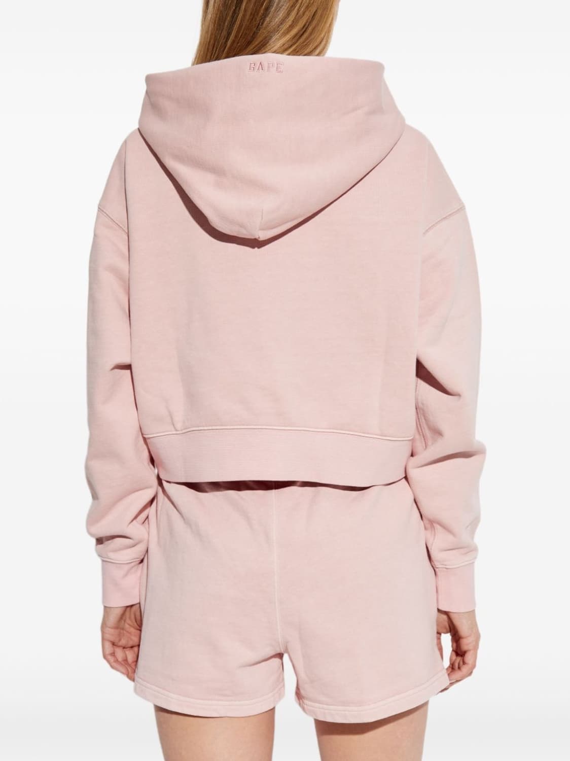 베이프 핑크 크롭 집업후드 M 상품이미지7