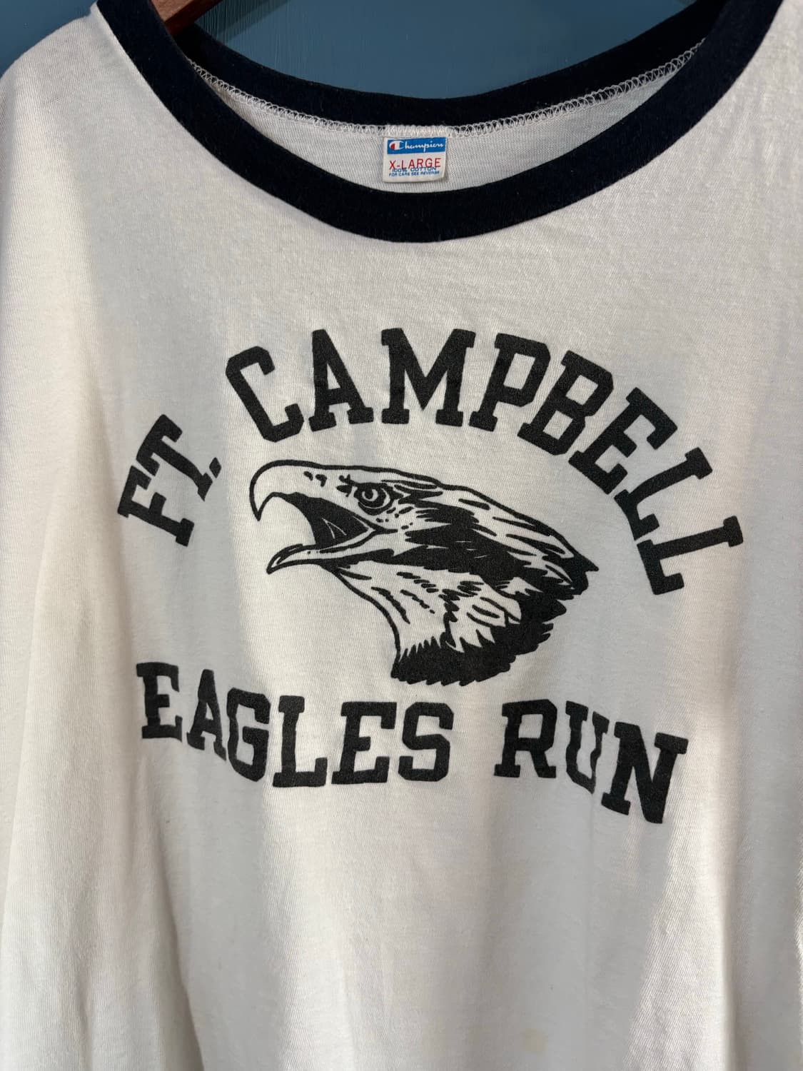 80's Champion Ft. Campbell Ringer Tee.  상품이미지2