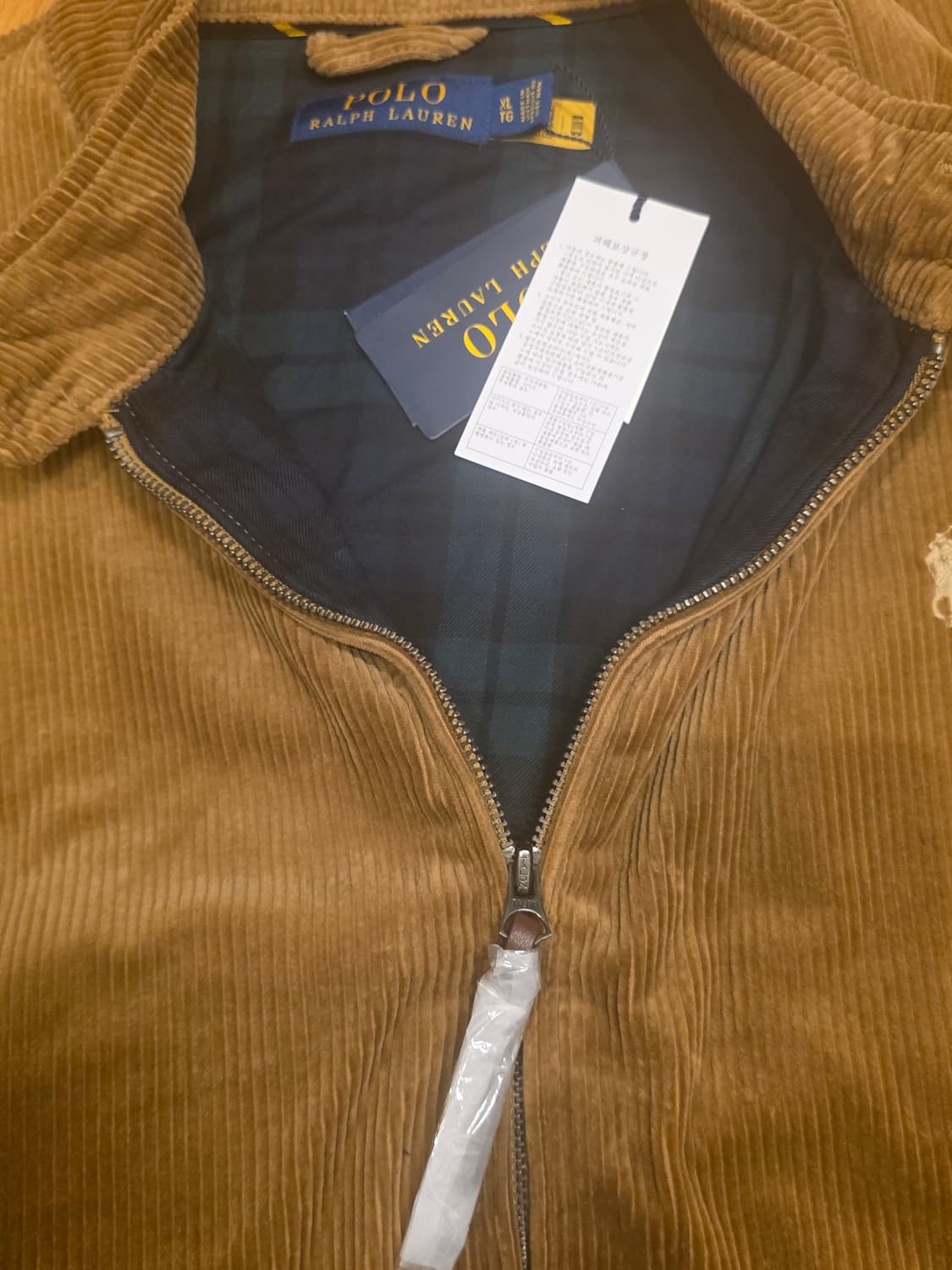 폴로 랄프로렌 / 코듀로이 바라쿠다 웨스턴 베이지 자켓  / XL 상품이미지4