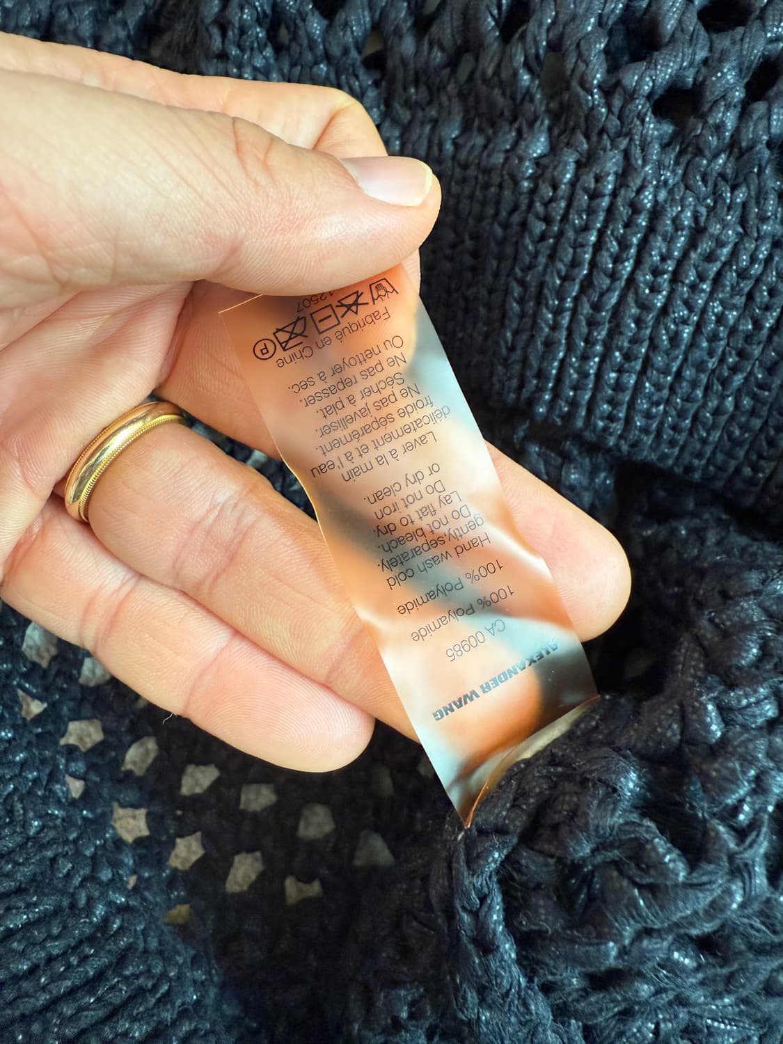 알렉산더왕(Alexanderwang) 시스루 니트 상품이미지6