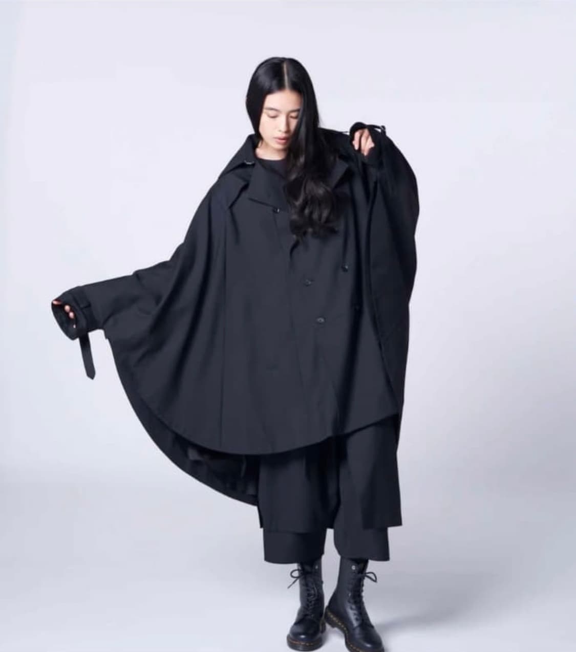요지 야마모토 Ground Y 케이프 코트 상품이미지3