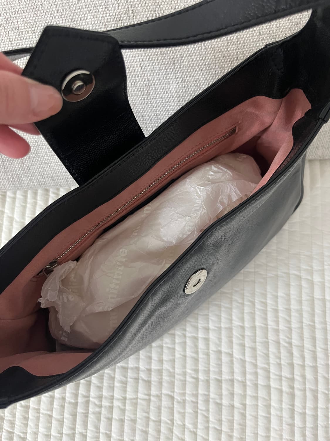 미닛뮤트 바톤백미니 블랙 상품이미지4