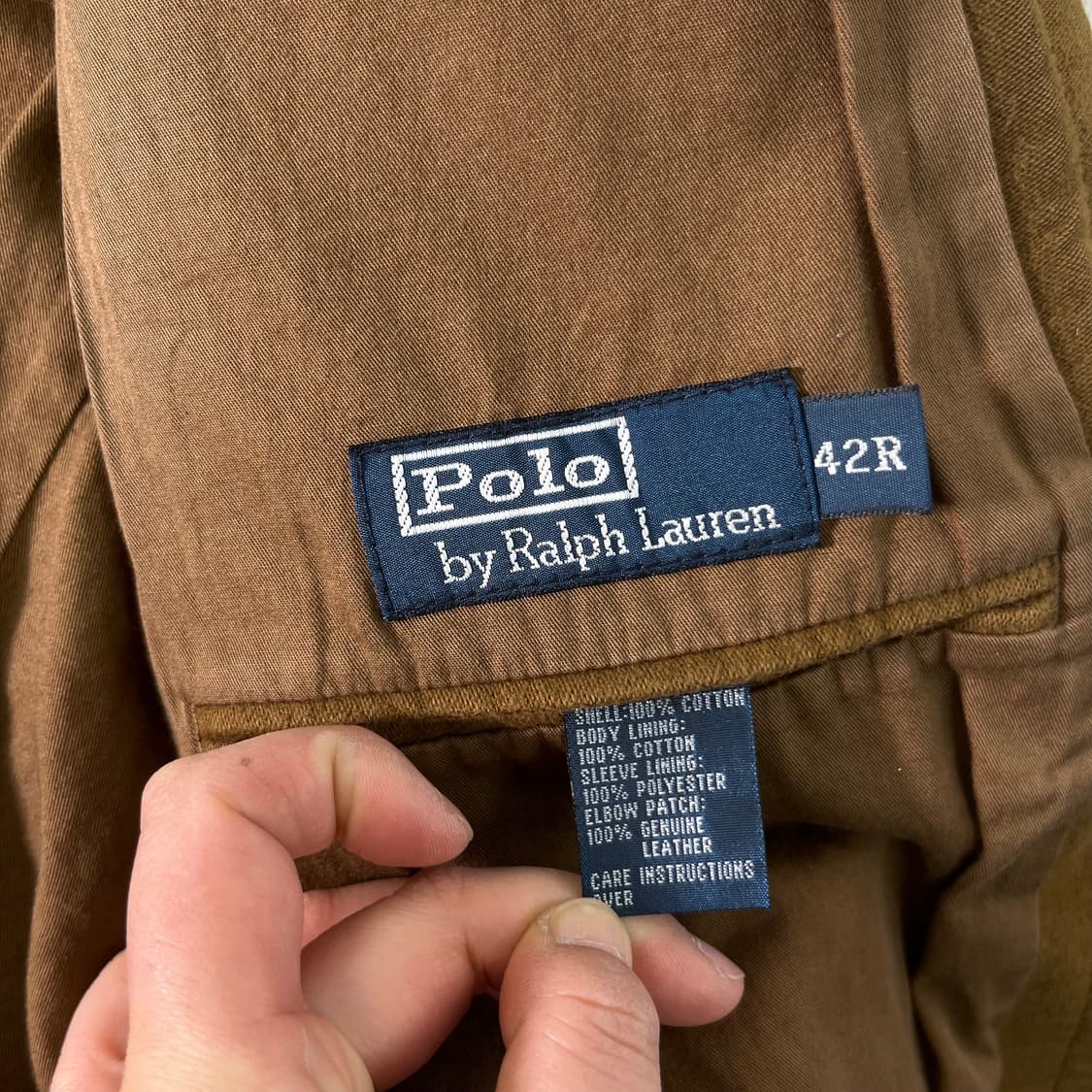 100 폴로랄프로렌 헤비 코튼 헌팅 블레이저 자켓 상품이미지8