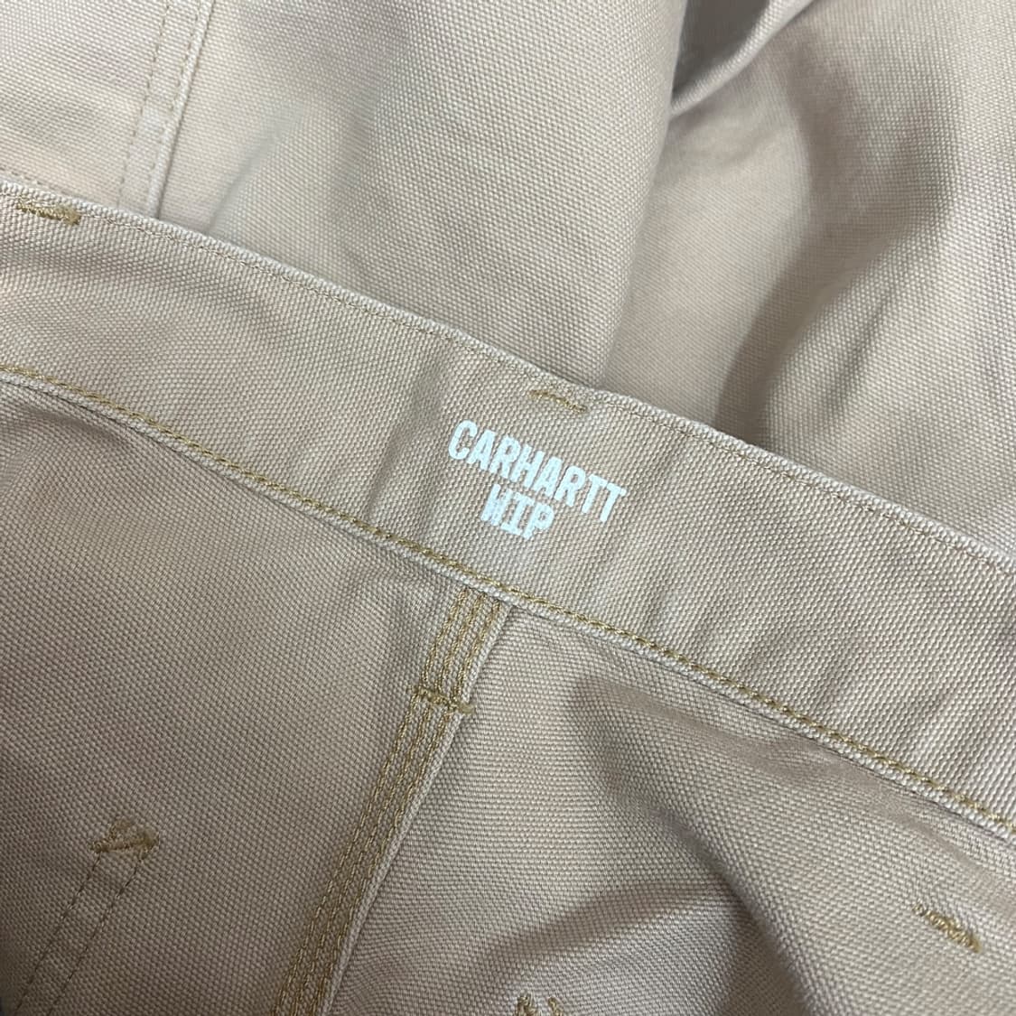 칼하트 WIP 싱글니 카펜터 캔버스 워크 팬츠 32 상품이미지5