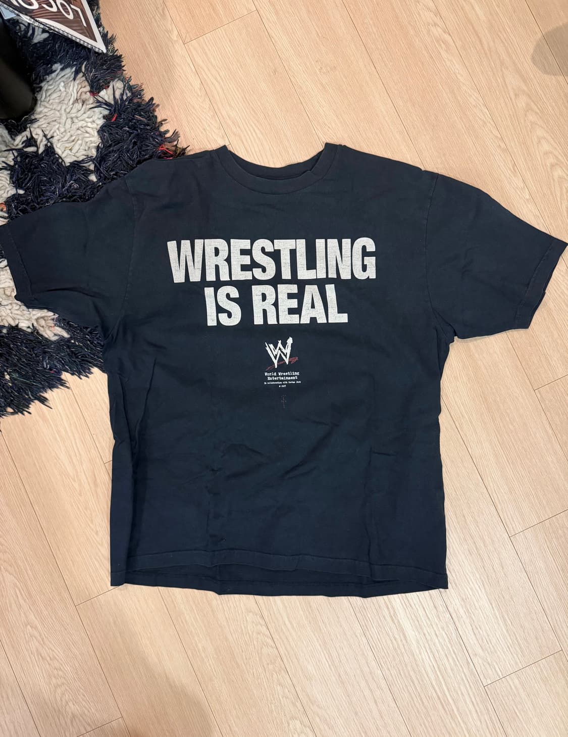 [XL] 트래비스 스캇 wwe 레슬링 이즈 리얼 상품이미지1
