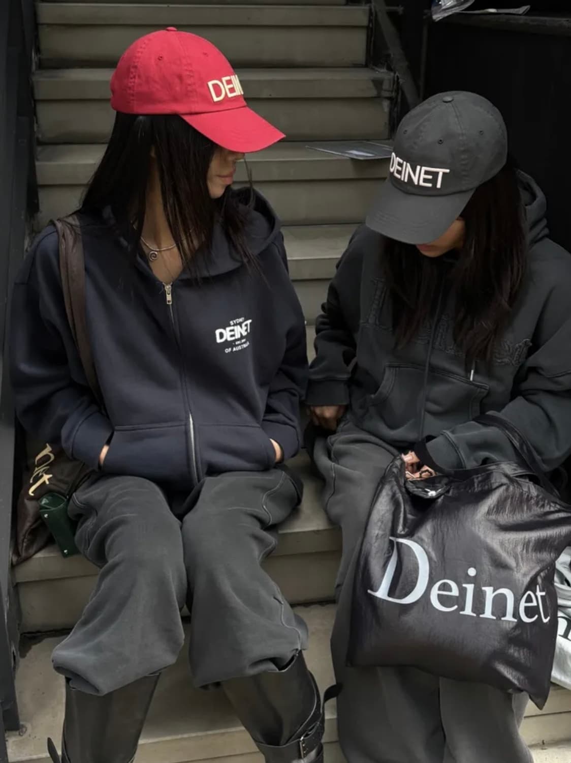 다이닛 로스트 인 시드니 후드집업 네이비 새상품 상품이미지2