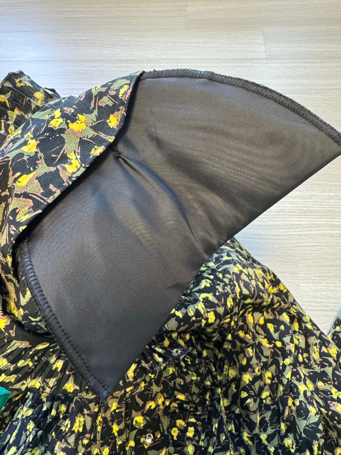 [마지막가격.판매] 앤더슨벨 엘리 플로럴 프릴 랩 드레스 (Yellow) 상품이미지8