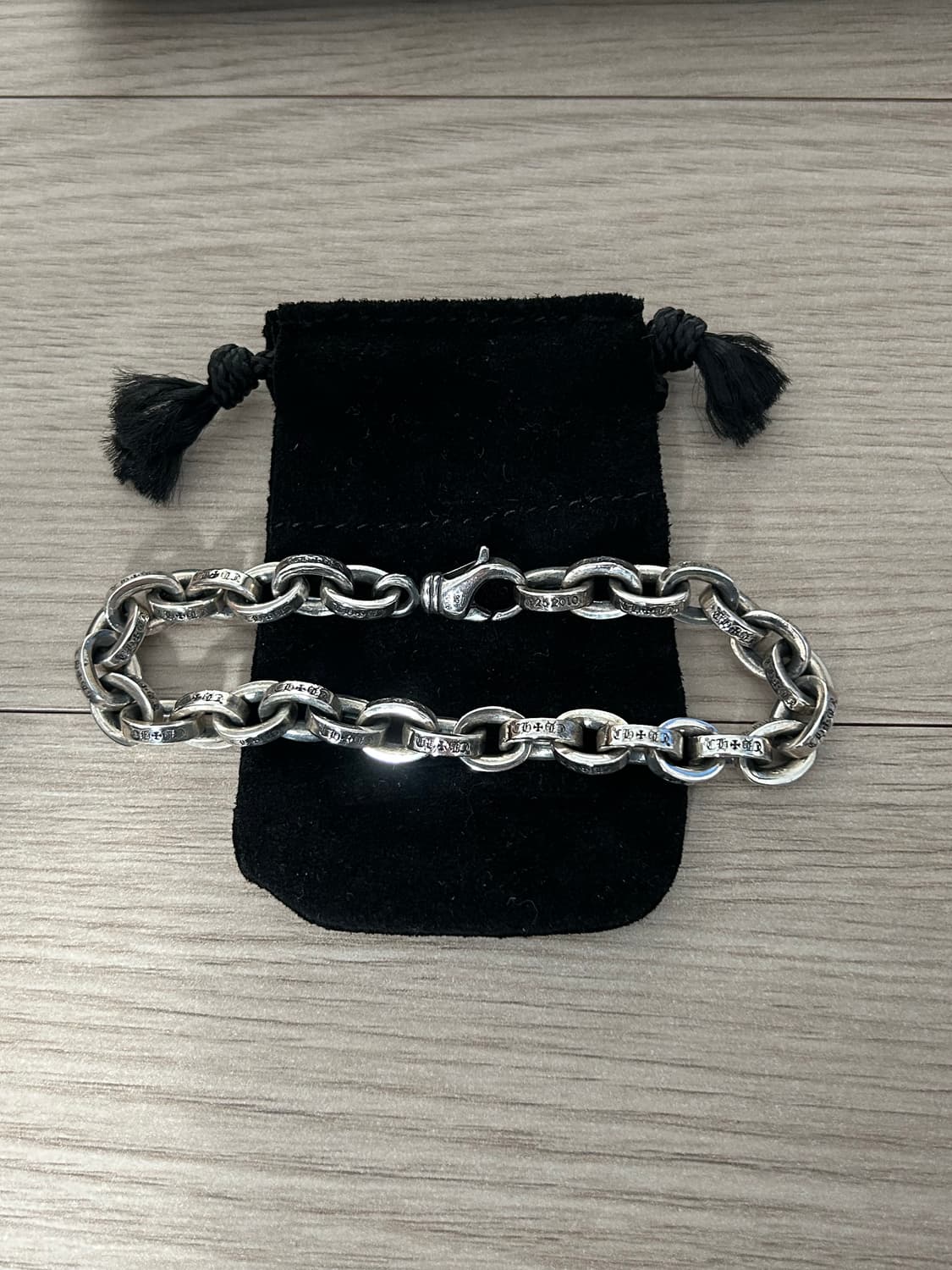 [31링크] 크롬하츠 페이퍼체인 라지 팔찌 상품이미지3