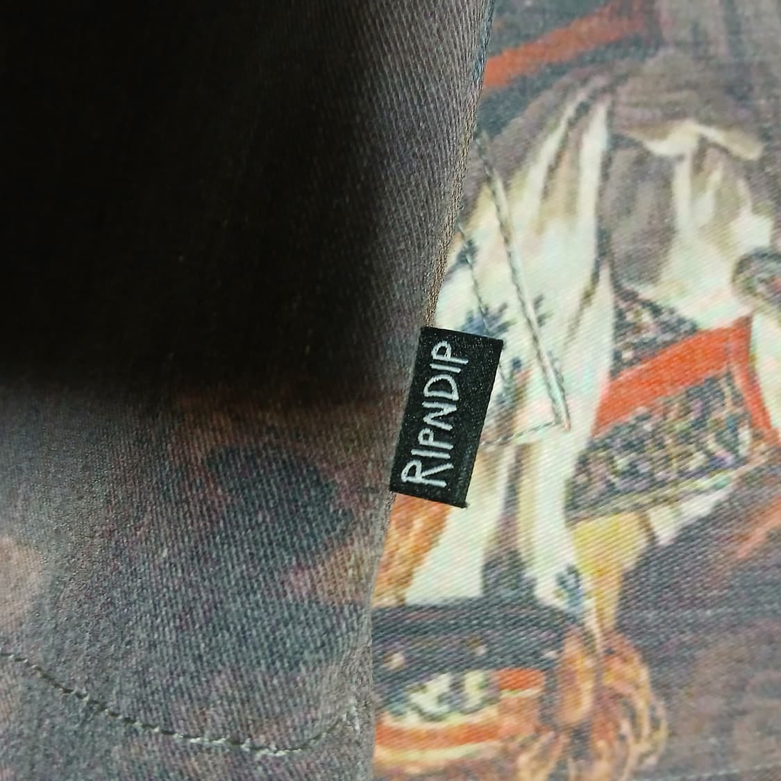 ripndip 립앤딥 욕하는 고양이 나폴레옹 코치자켓 상품이미지6