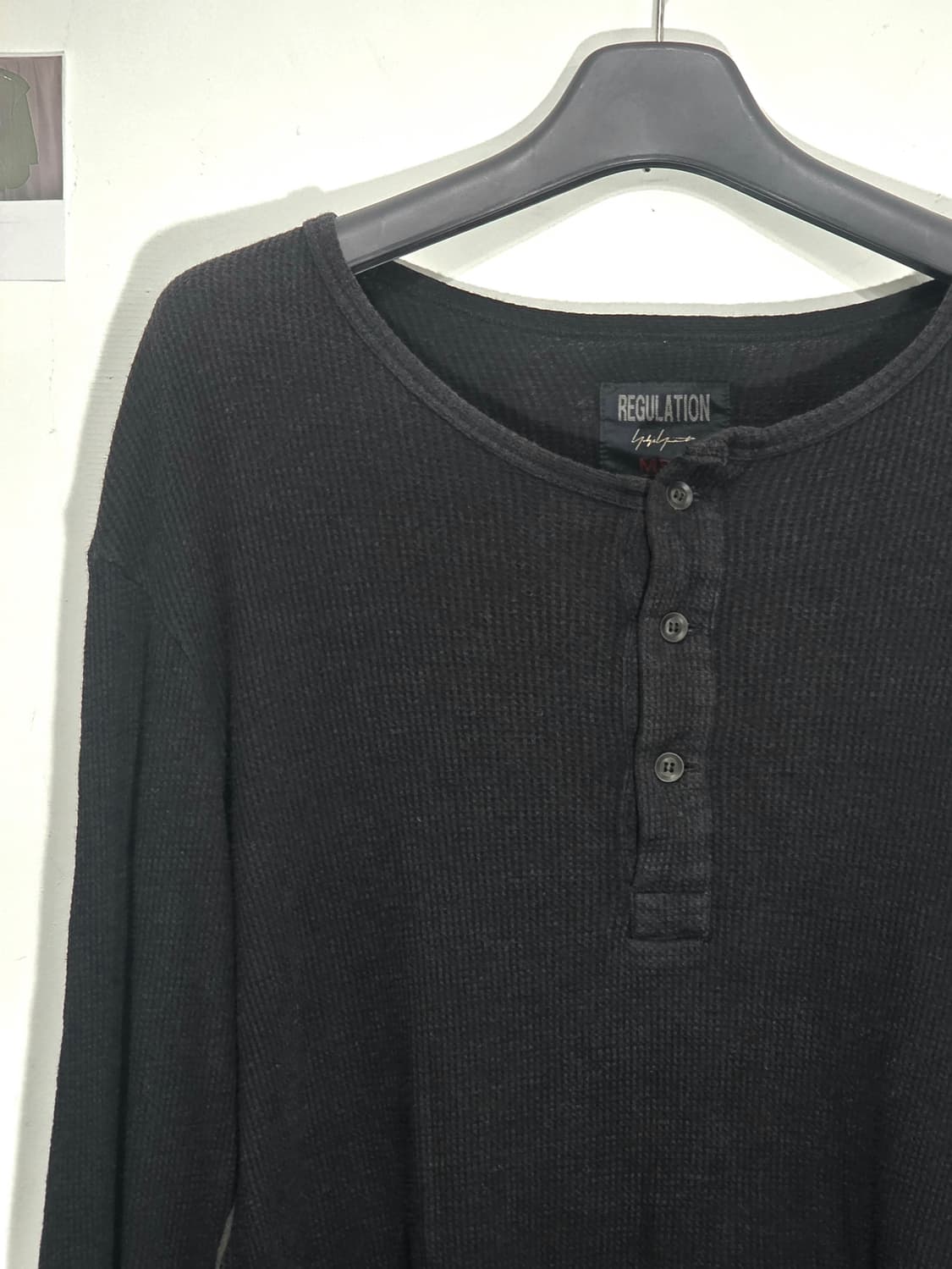 Yohji yamamoto REGULATION wafle sleeve T 상품이미지4