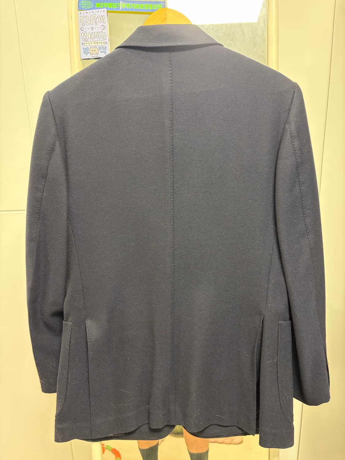 투모로우랜드 제냐 원단 캐쉬미어 울 블레이져 46 size 상품이미지2