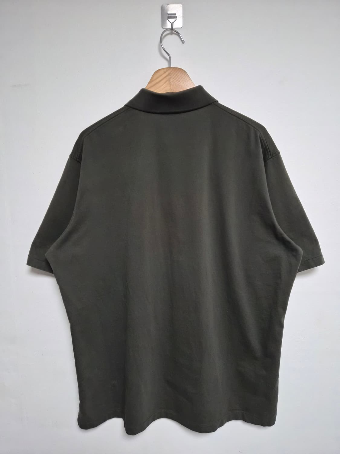 유니클로x질샌더 카키 카라티셔츠 XL - T124 상품이미지2
