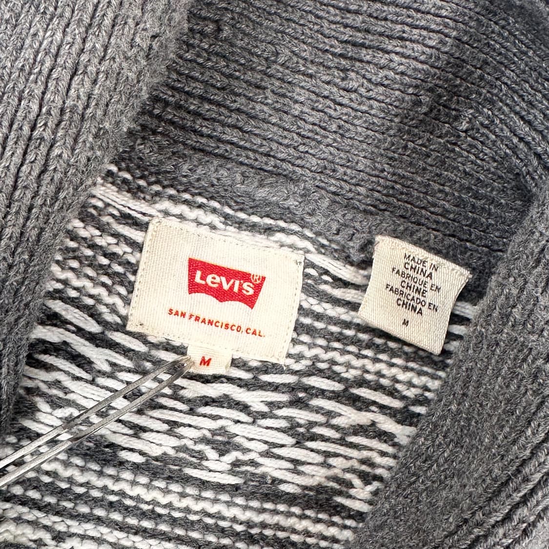 리바이스 노르딕 패턴 니트 가디건 상품이미지3