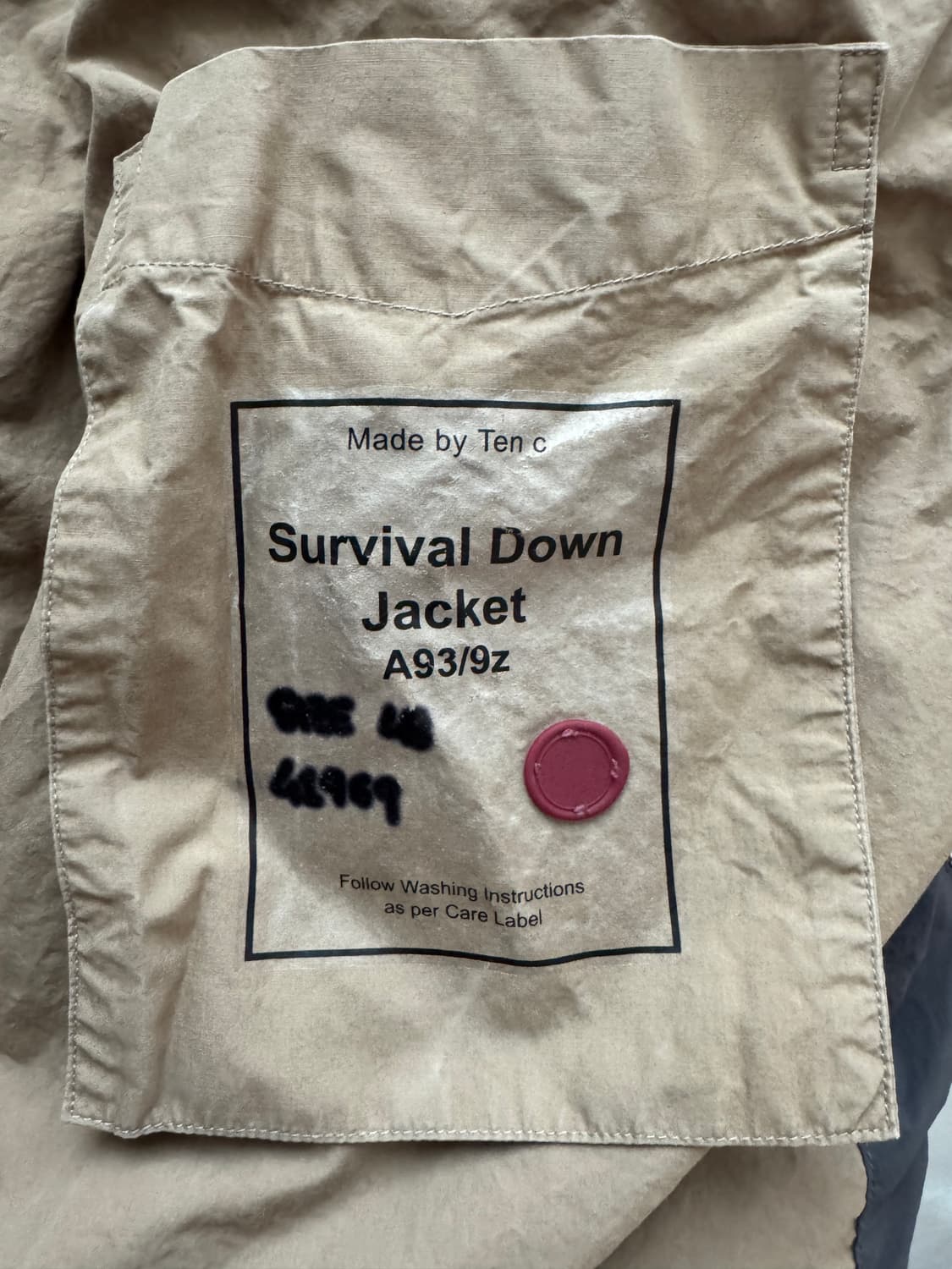 텐씨 서바이벌 패딩 그레이 48 상품이미지2