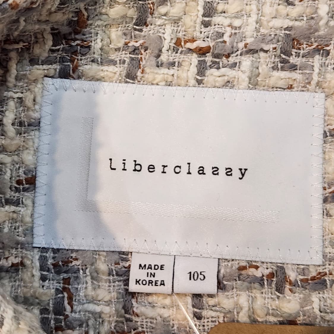 리버클래시 카라리스 트위드 자켓 (XL) 상품이미지2