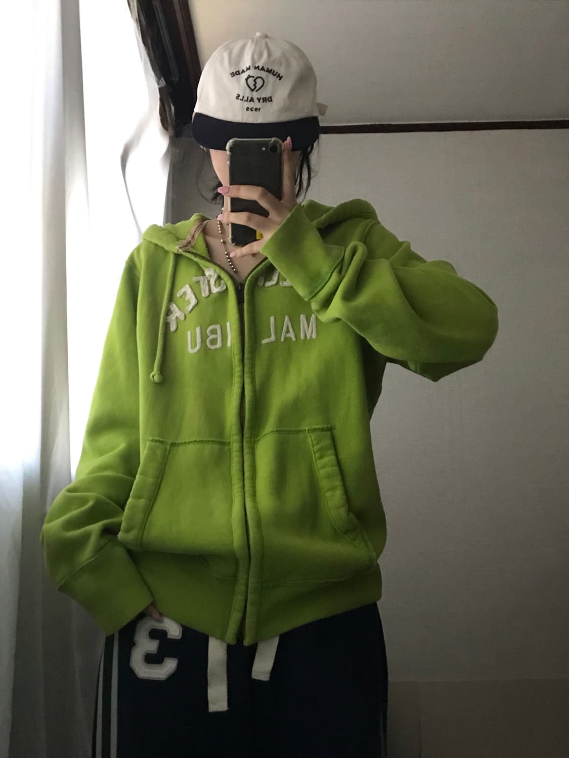 홀리스터 라임 후드집업 상품이미지3