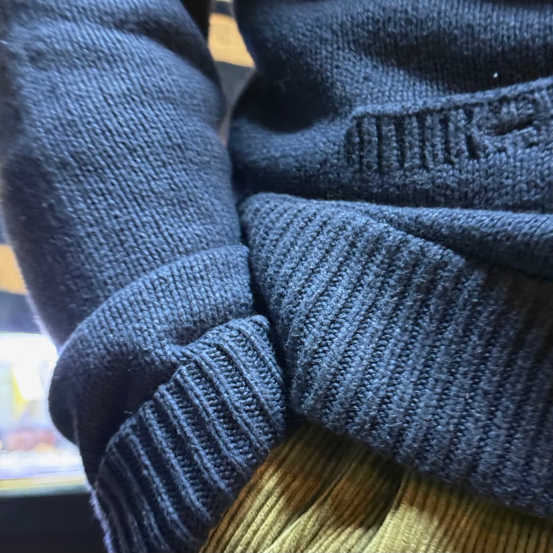 리바이스 노르딕 패턴 더플 숄카라 가디건 L 상품이미지10