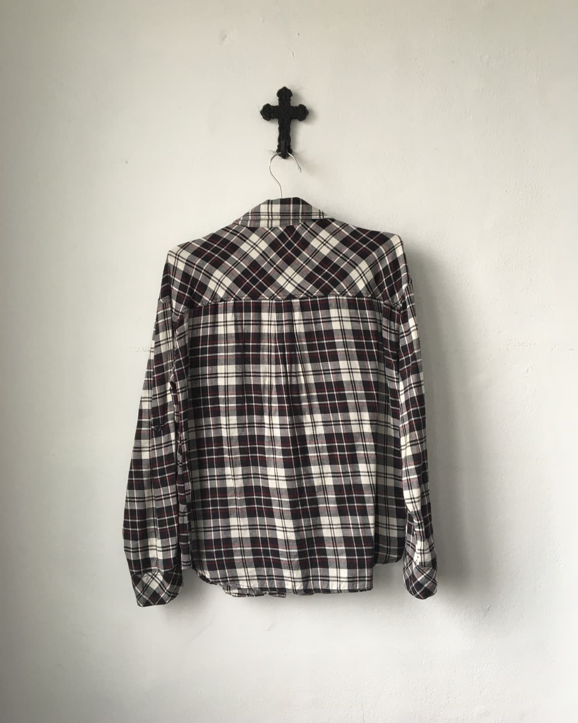 Stud point check pattern shirt 상품이미지3