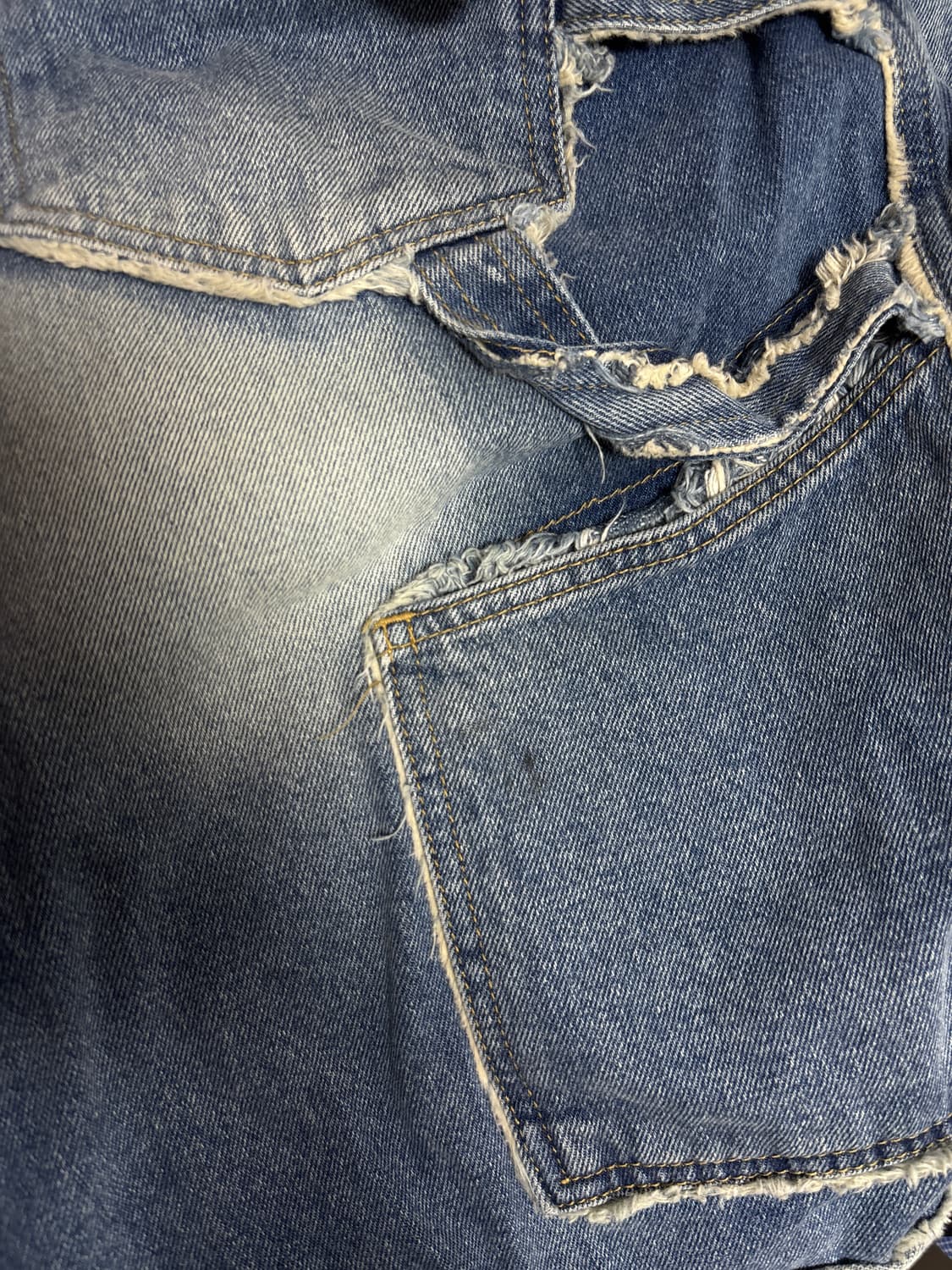 Preoccupy 프리아큐파이 double layered denim 상품이미지5