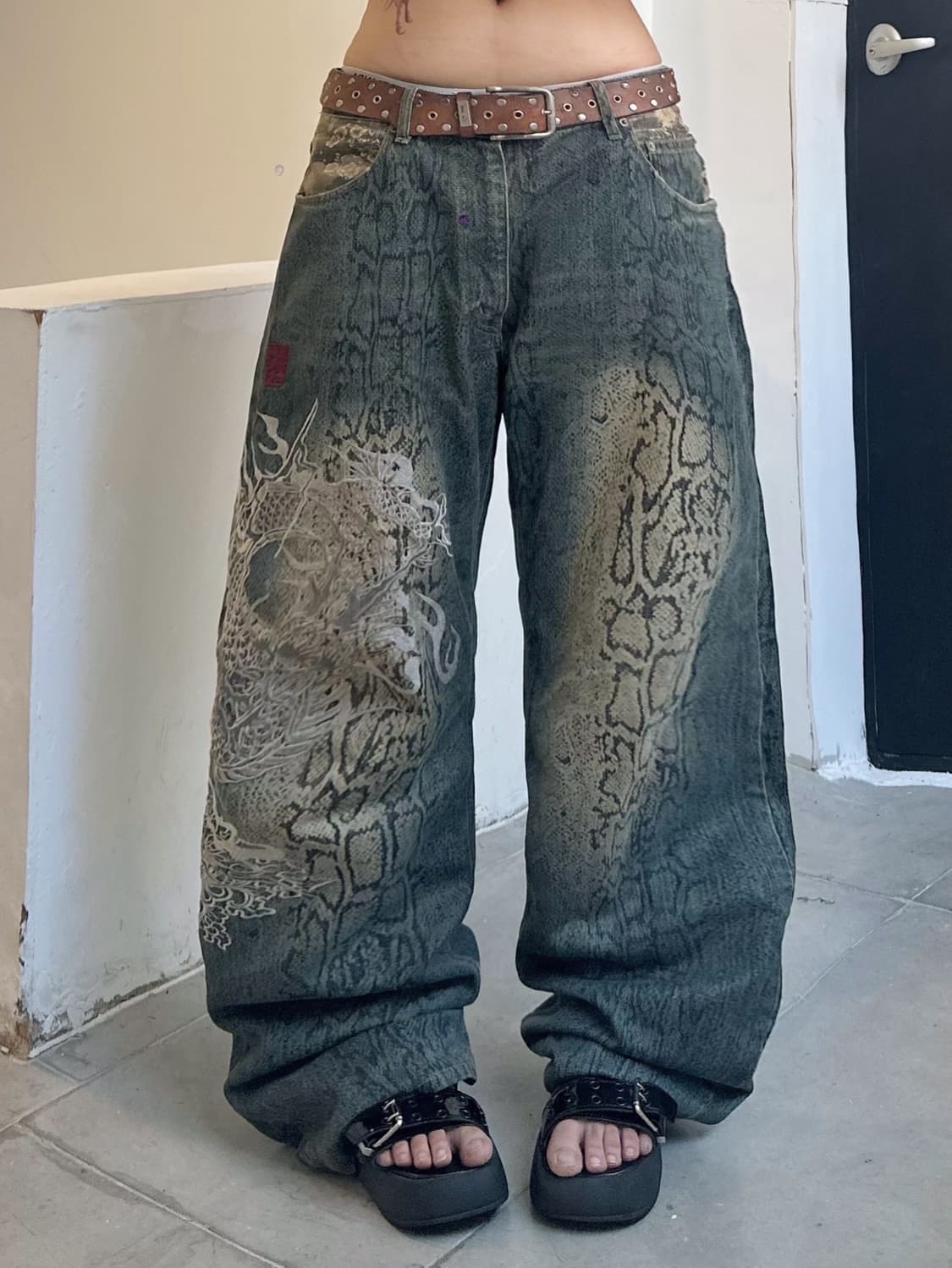 Karakuri tamashii Oriental pants 상품이미지1