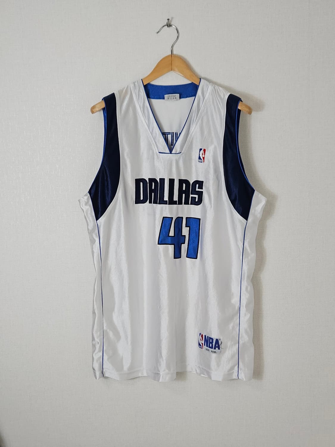 90s NBA 댈러스팀 디르크 노비츠키 농구져지 조끼 정품 오리지널 상품이미지1