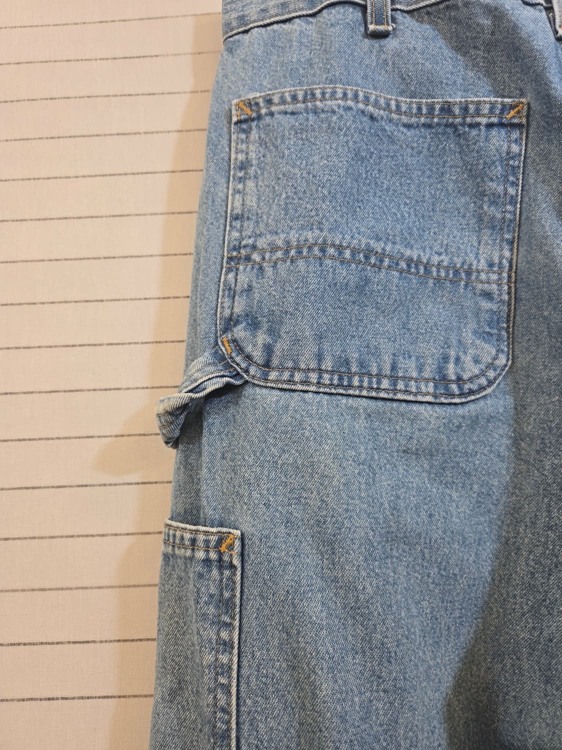 칼하트 카펜터 데님 팬츠 연청 상품이미지6