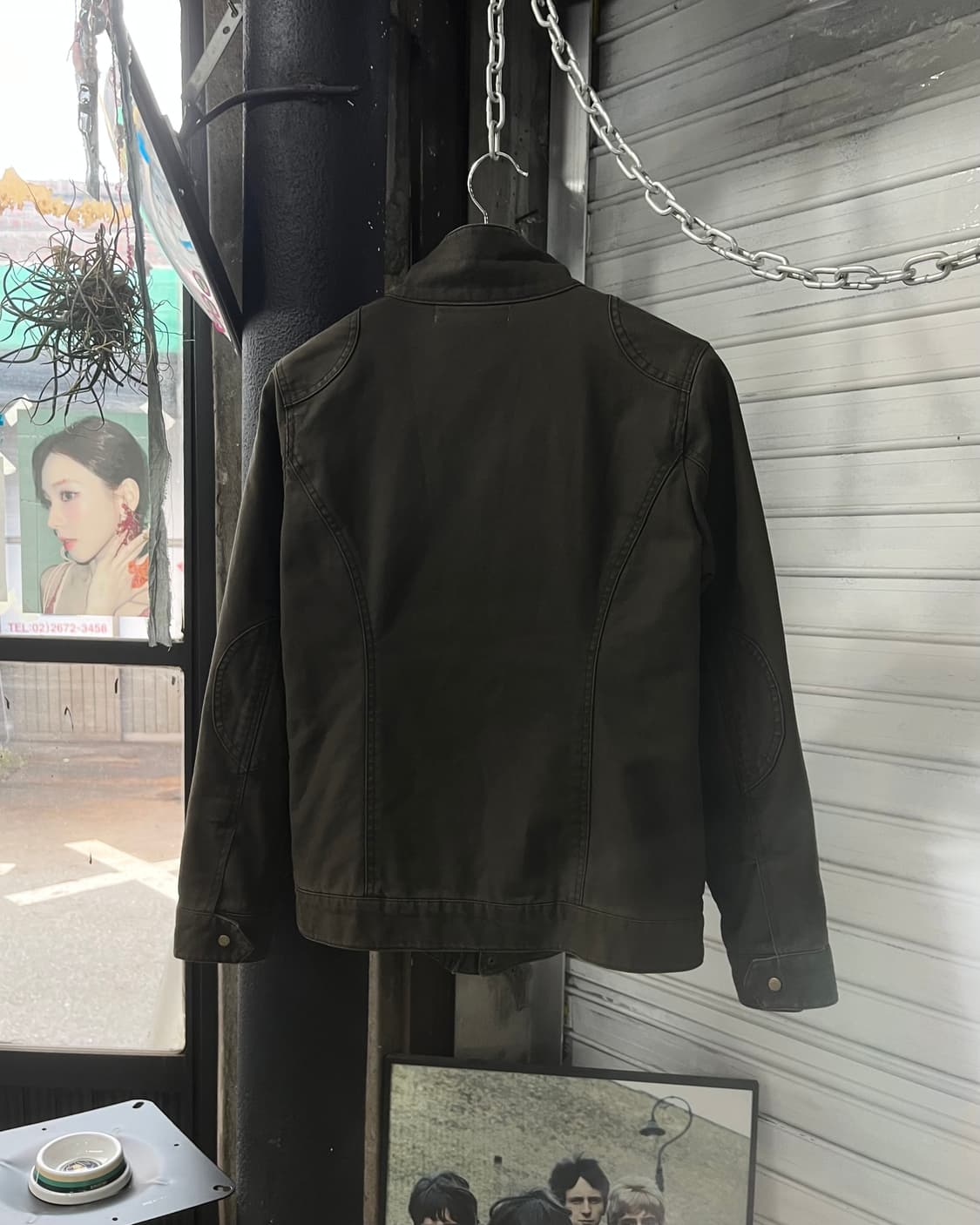vtg fade biker jacket 상품이미지3