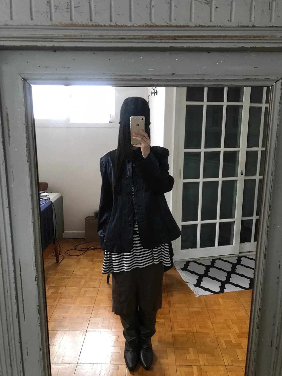 vintage leather jacket 상품이미지4