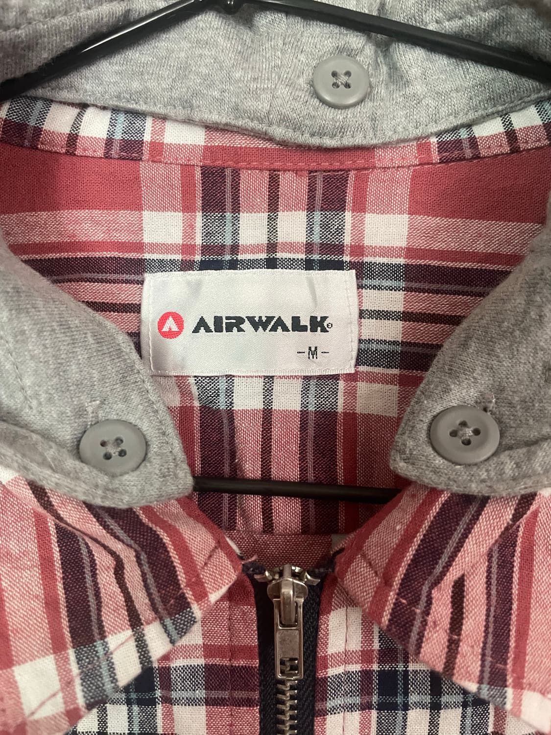 Airwalk 올드스쿨 너디 체크 hoodie 자켓 상품이미지1