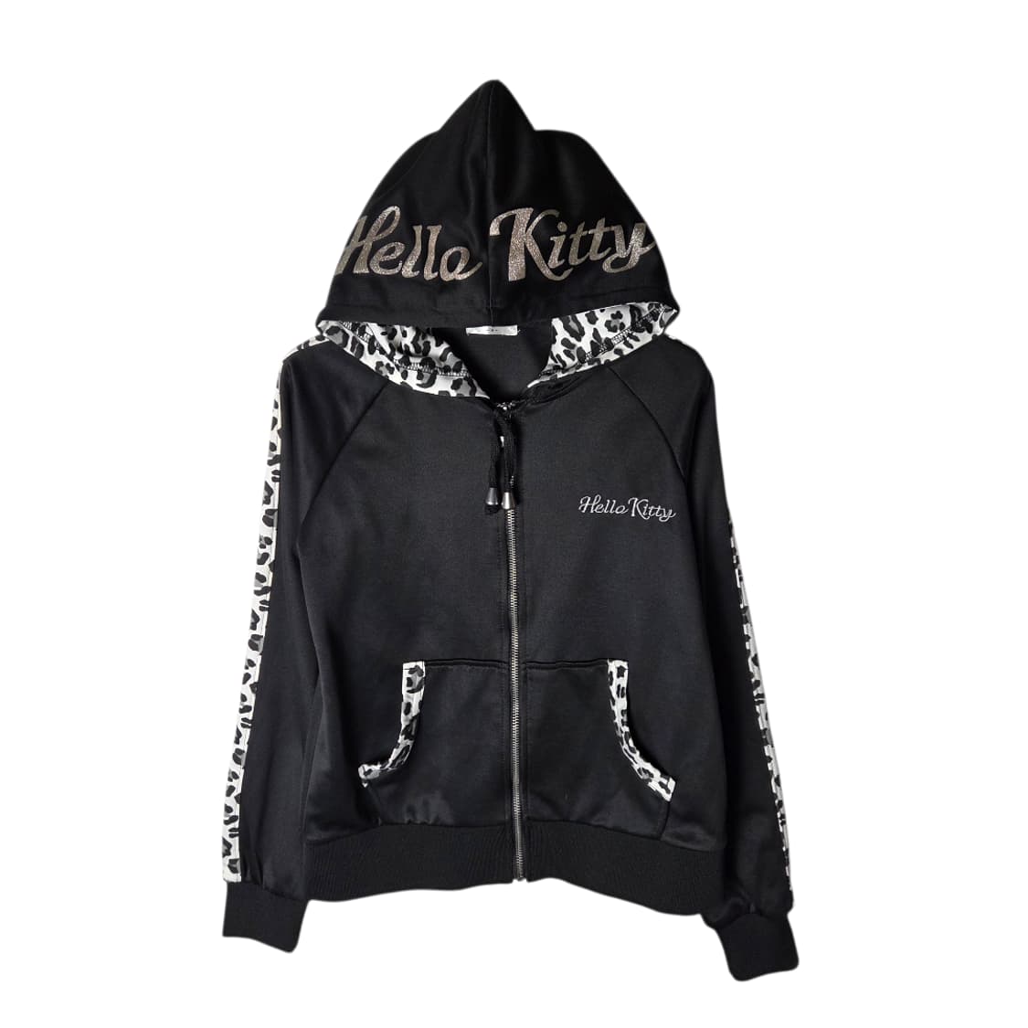 [Hello Kitty] 헬로키티 오네갸루 레오파드 후드 져지 상품이미지1