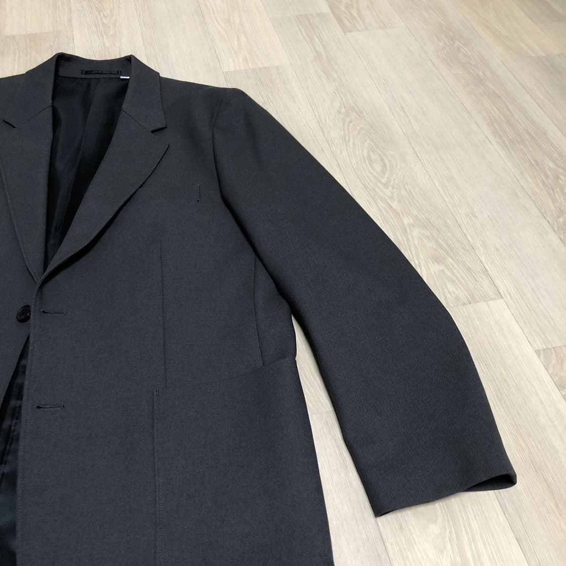 (L) 유니클로 U 20 FW U 테일러드 자켓 다크 그레이 상품이미지7