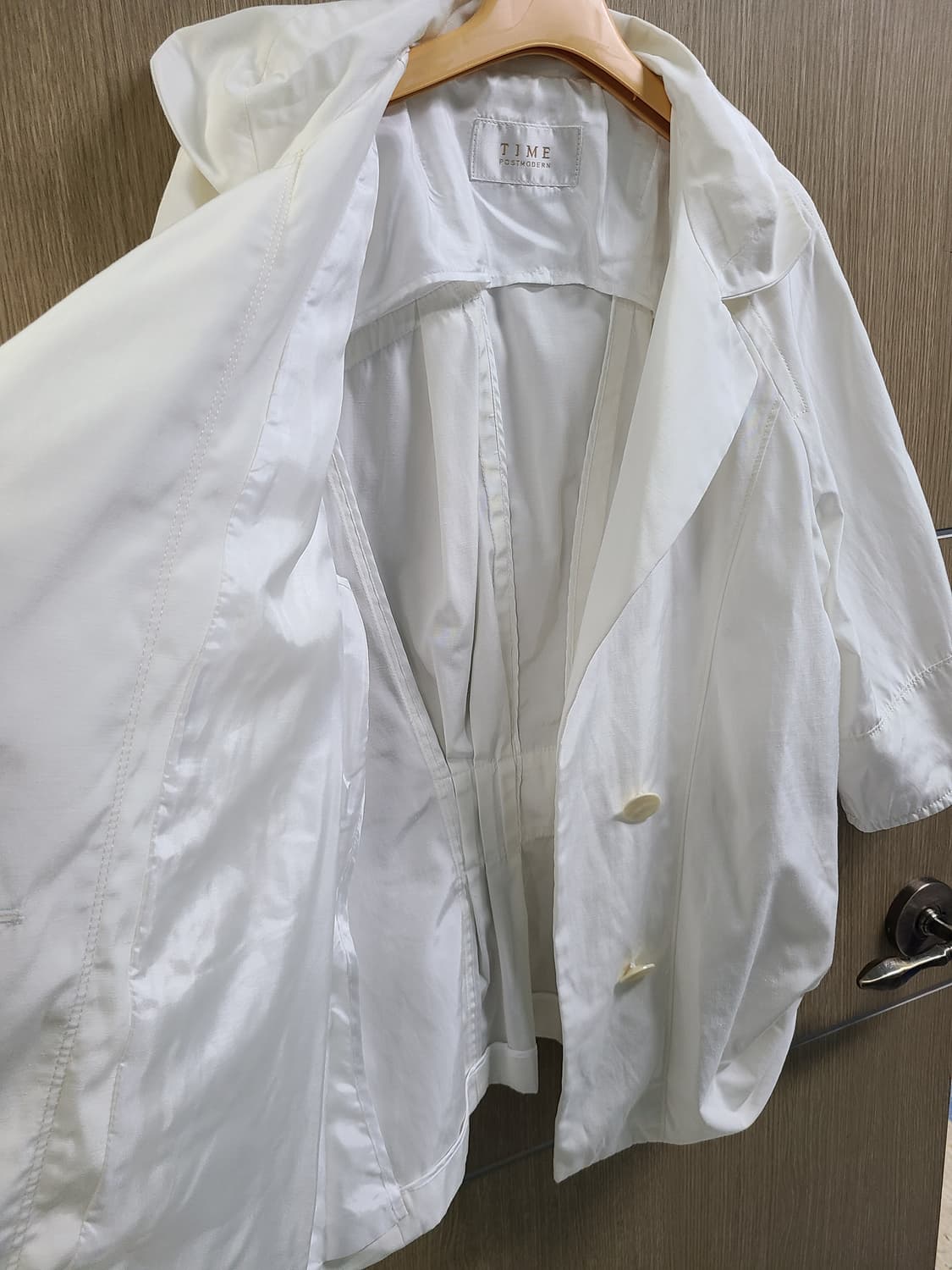 타임 화이트 7부 소매 자켓 상품이미지3