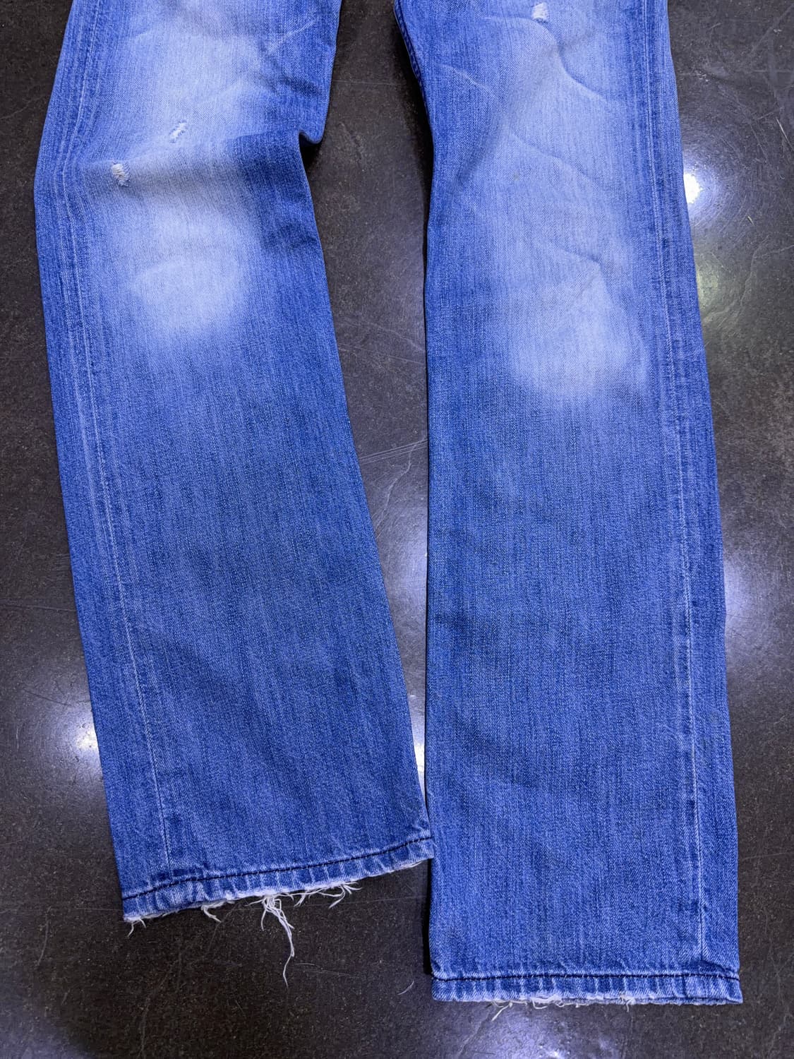 디젤 사파도 레귤러 슬림 스트레이트핏 빈티지 데님팬츠 28 상품이미지5