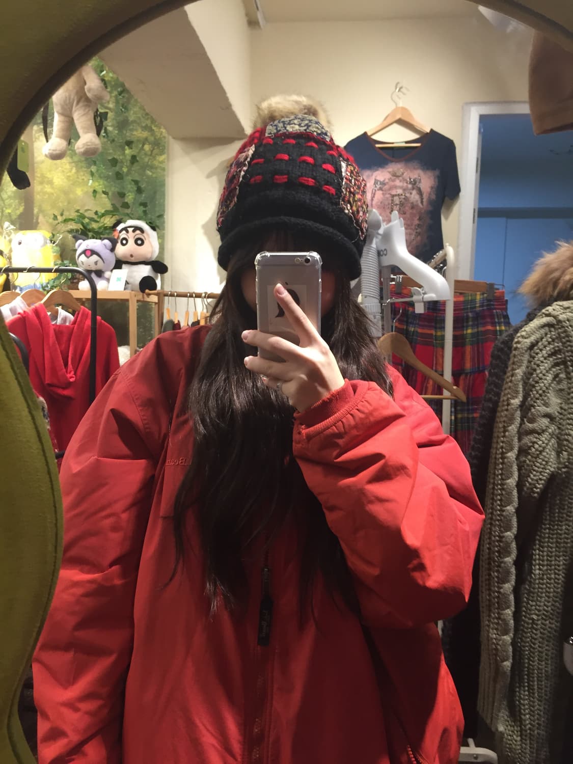 빈티지 패치 비니 상품이미지3