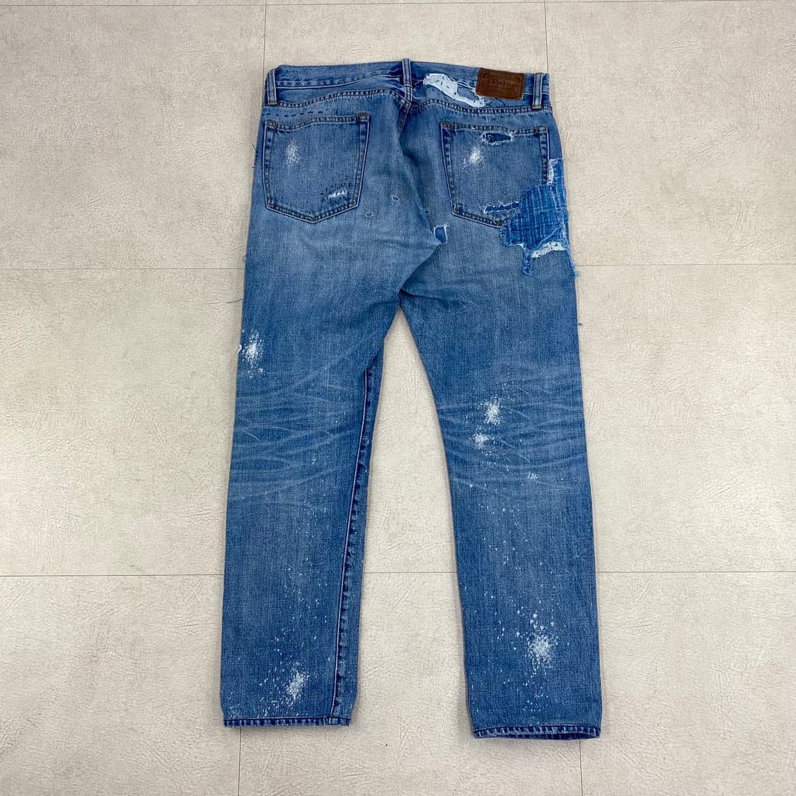 폴로 설리반 패치워크 데님 진 (34) 상품이미지2