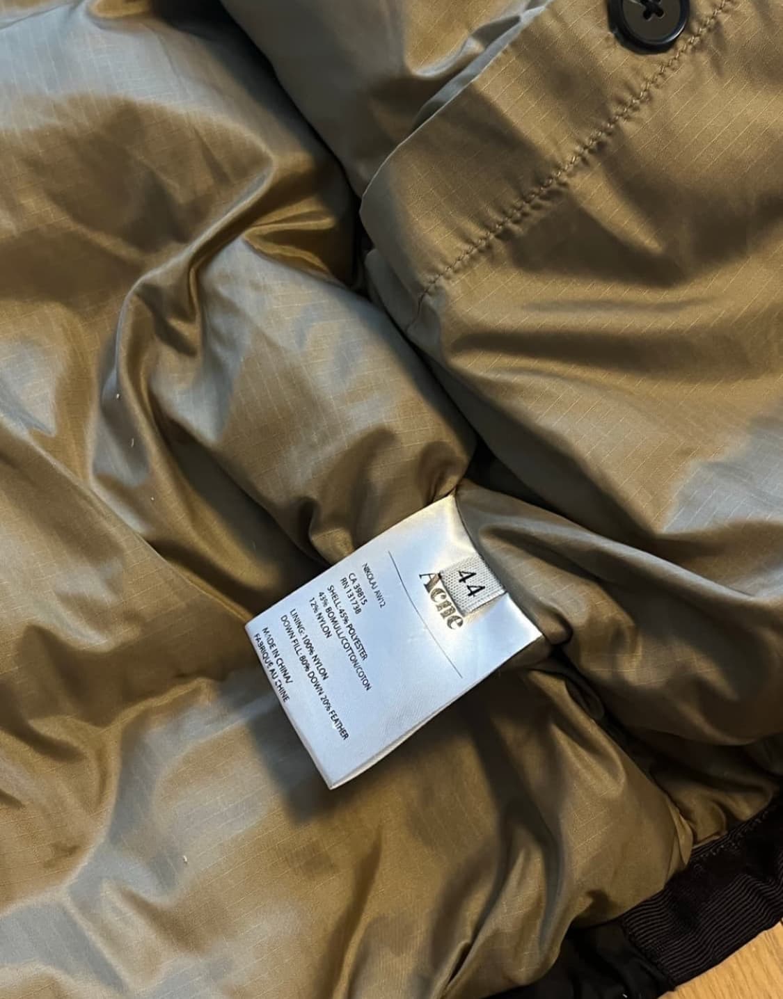 아크네스튜디오 후드 패딩44 상품이미지3