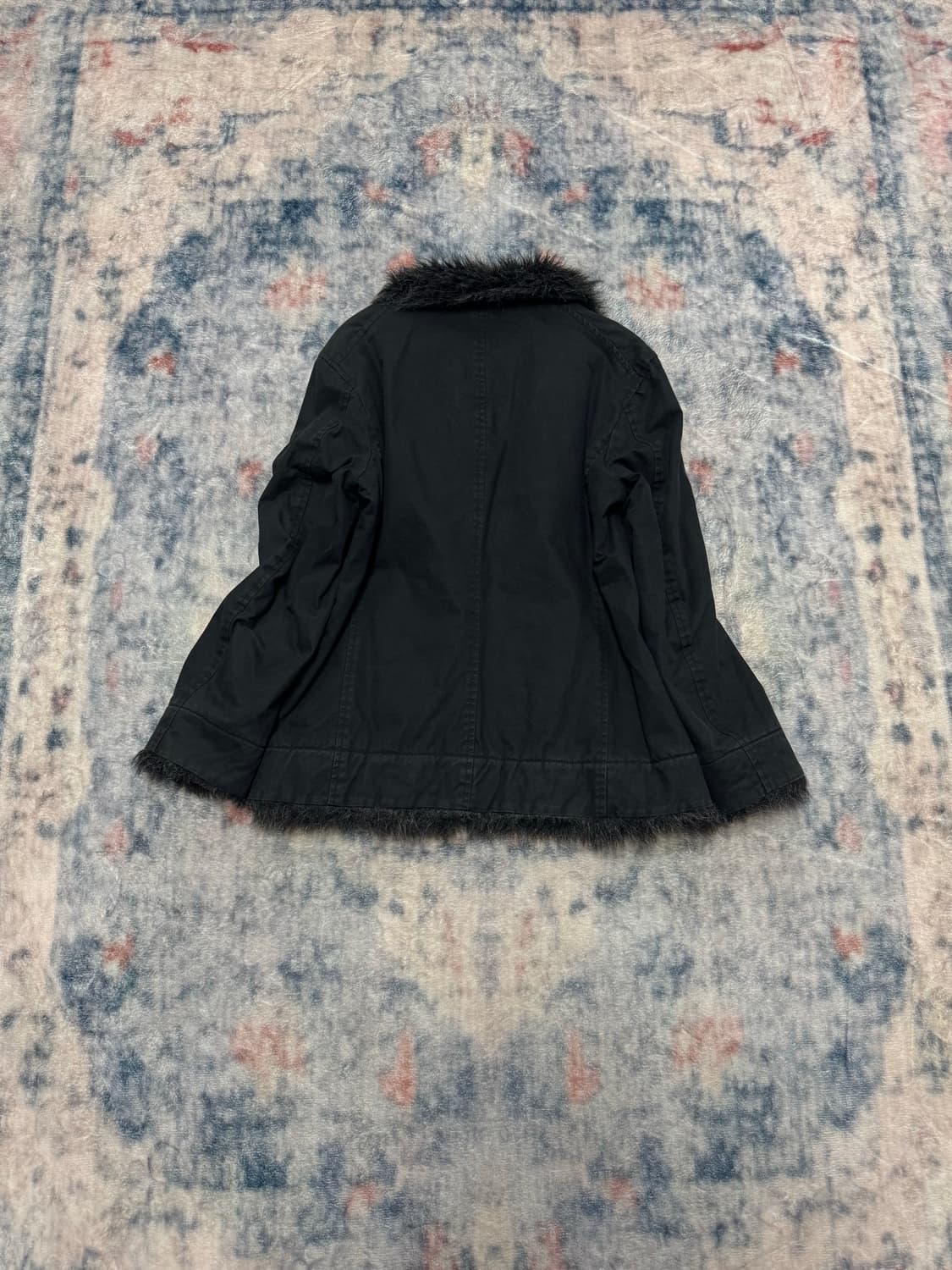 Boycott crow fur trimming jacket 상품이미지7