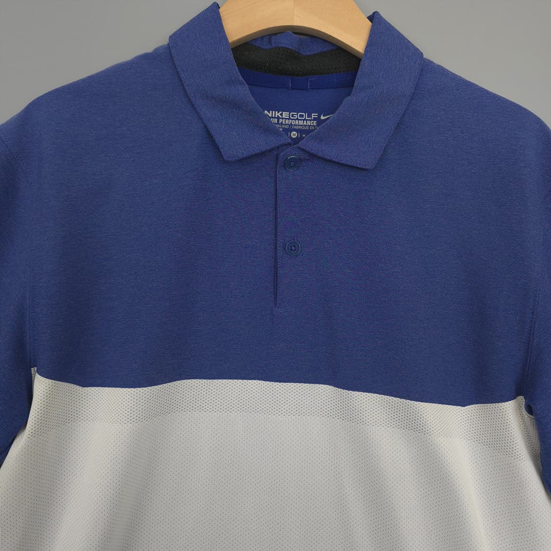 나이키 Nike 골프 투어 퍼포먼스 드라이핏 폴로티 블루/화이트 M 상품이미지2